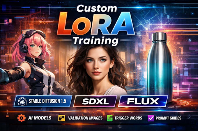 train a custom lora for stable diffusion, sdxl or flux
