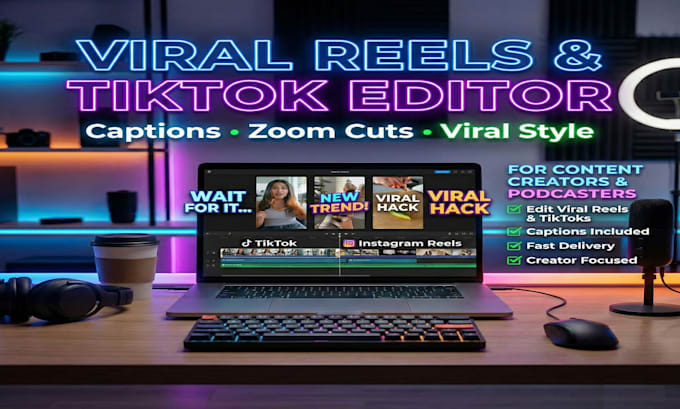 Edit viral instagram reels and tiktok shorts with captions by Iqracw ...