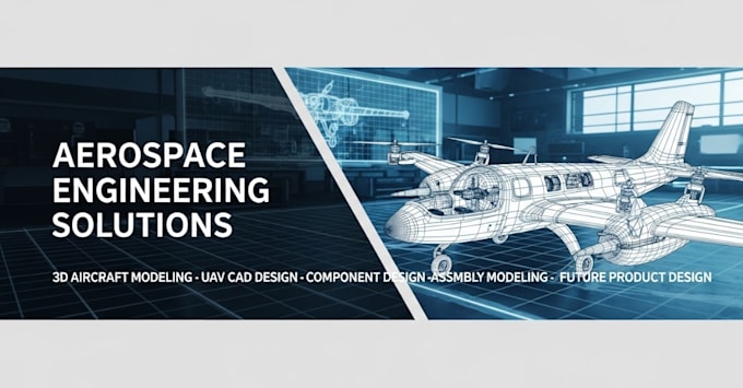3d aircraft modeling, aircraft component cad design, uav drone cad design