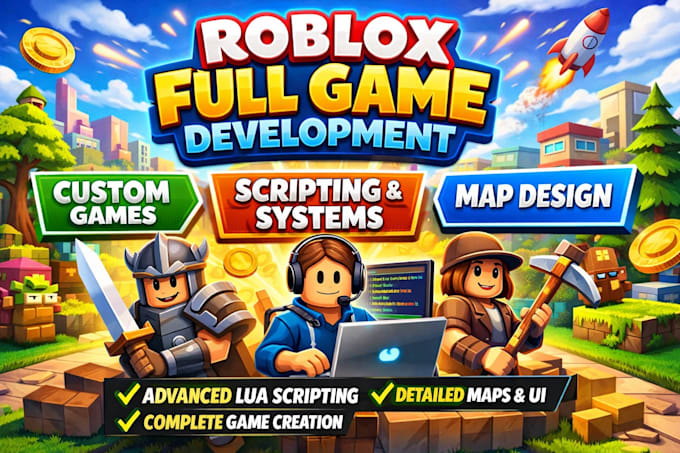 create roblox full game development roblox game roblox map design