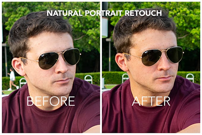 naturally retouch your portrait and profile photos
