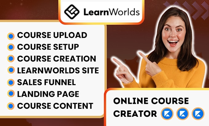 Learnworlds Elearning Layout Build learnworlds website, learnworlds online courses and lms setup by ...