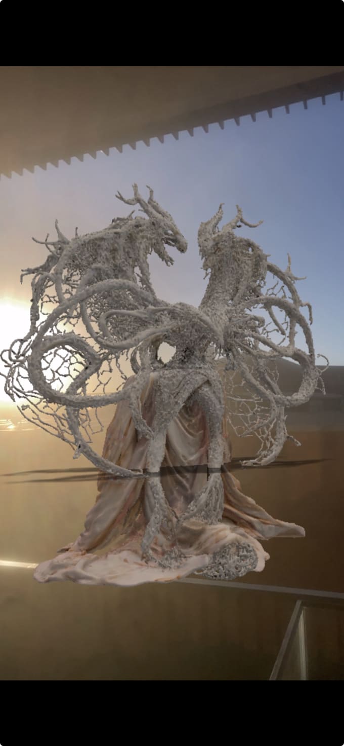 create a 3d modelled augmented reality file