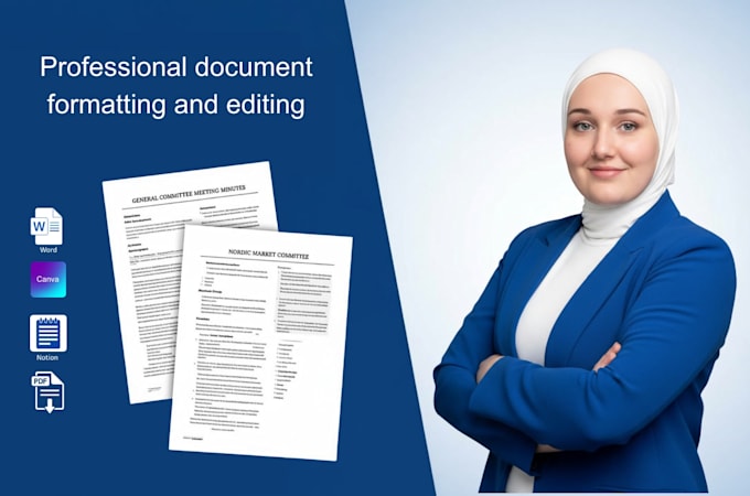 professionally format and edit your business documents