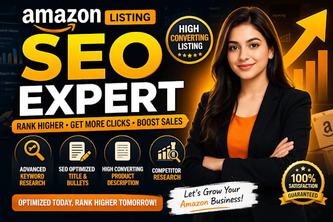 write high converting amazon SEO listing to boost ranking and sales