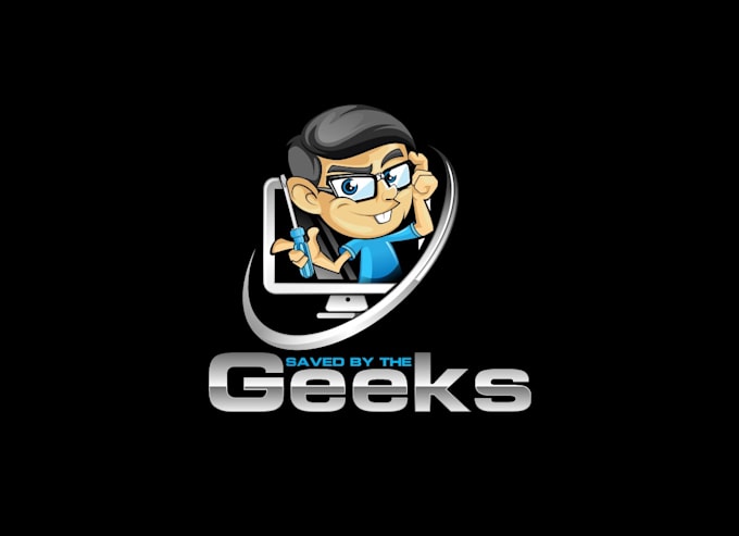 create graceful and fantastic computer repair logo design