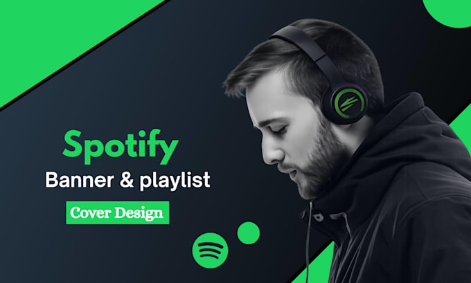 design eye catching spotify playlist cover or banner