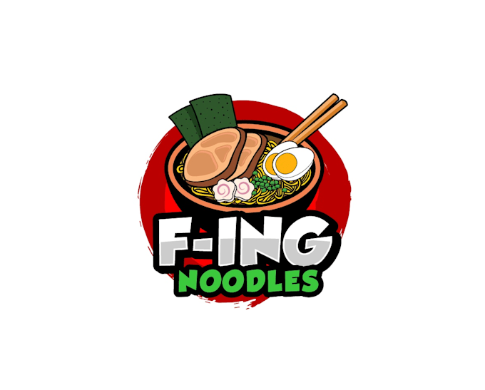 create attractive and imagination noodles logo design