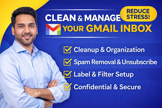 clean, organize and manage your gmail inbox professionally