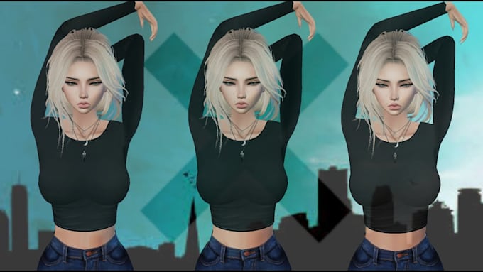 design custom 3d imvu models, sims, clothes, or accessories for games