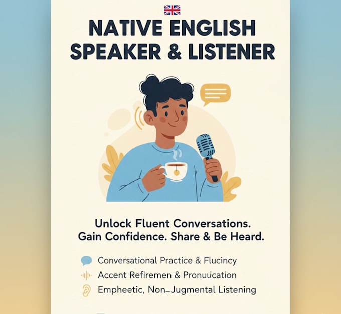 help you improve your english with british conversation practice