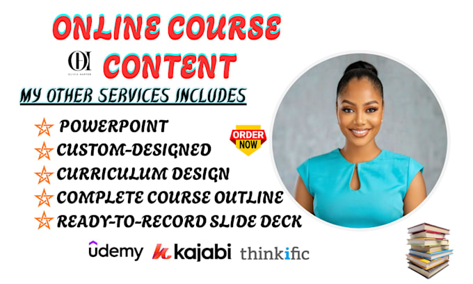 course outline, slide deck, elearning slides, powerpoint, instructional design
