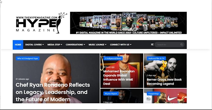 publish music hiphop and rap articles on the hype magazine