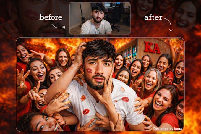 create vived cinematic out of screen 3d youtube thumbnails