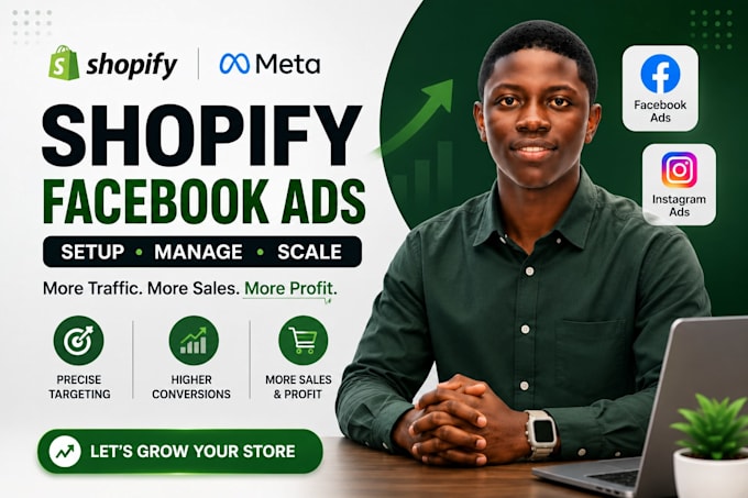 setup shopify facebook ads meta ads manager fb marketing advertising campaign