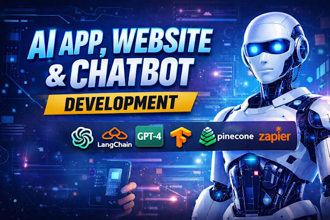 do ai app, website, chatbot development, and ai agent