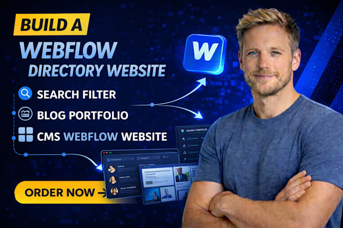 build webflow directory website search filter blog portfolio cms webflow website