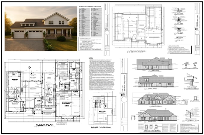 draw professional architectural house plans, and mechanical 2d 3d drawing