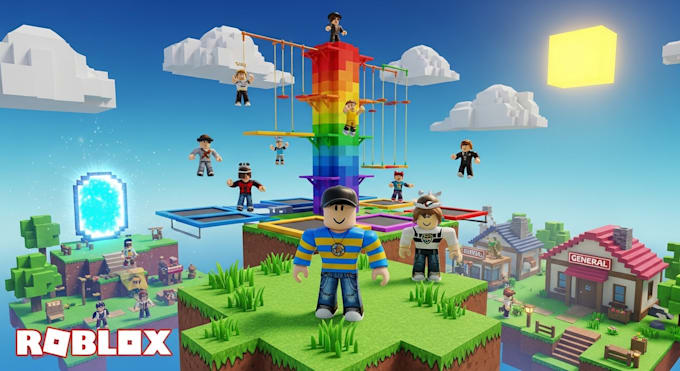 build a complete full game creation, roblox map, roblox scripts, 3d model, gui