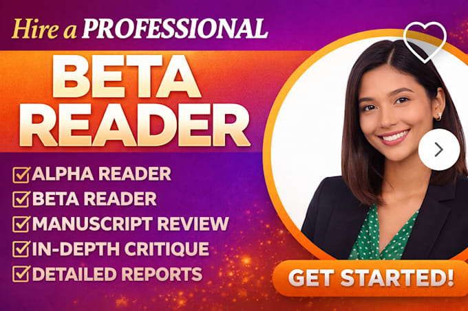 beta read your fantasy, romance or thriller novel with inline feedback