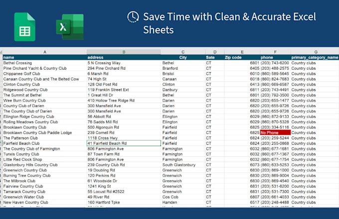 data cleaning for excel and google sheets
