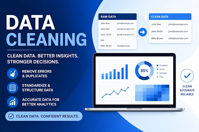 clean, preprocess and format your dataset professionally