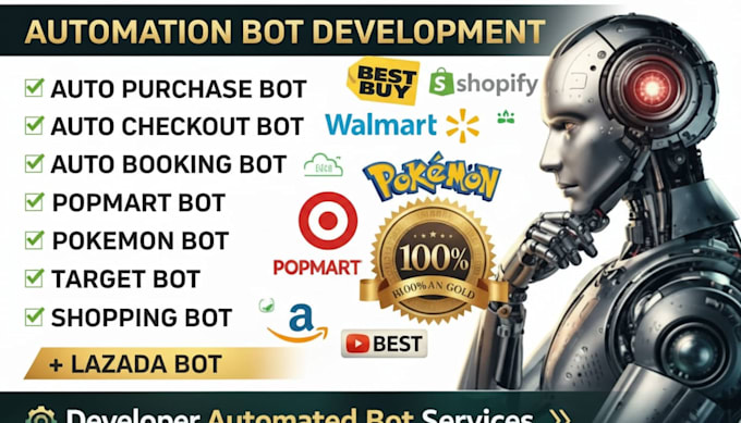 do auto purchase bot, lazada bot, auto checkout bot, pokemon bot auto buying bot