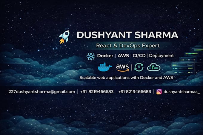 develop full stack app and deploy with devops