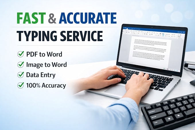fast and accurate typing work