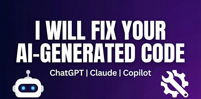 fix and improve your ai generated code that is not working
