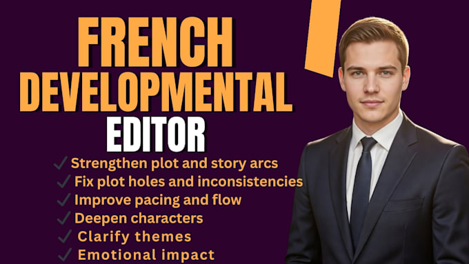 improve your french novel plot structure with expert developmental editing