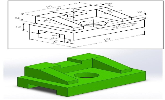 create mechanical 3d models in solidworks