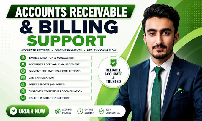 handle accounts receivable and customer invoicing