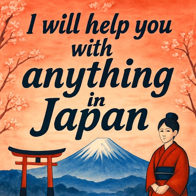 halp you anything in japan