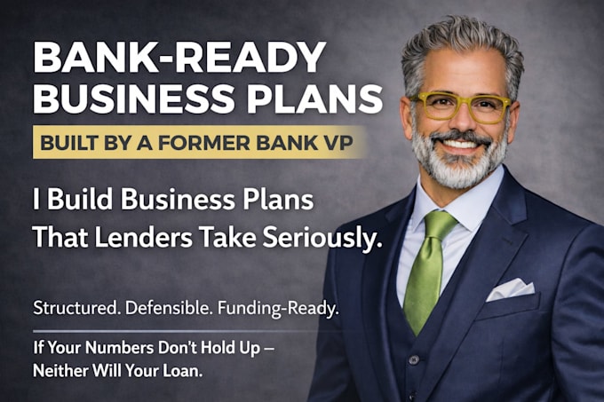 create a successful business plan for bank funding