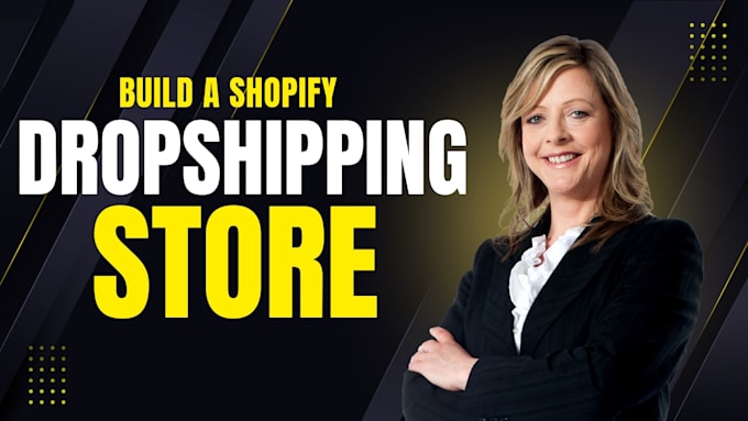 build shopify website, design or redesign shopify store, dropshipping store
