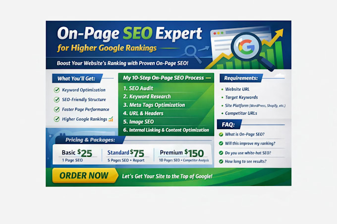 on page SEO expert higher google rankings