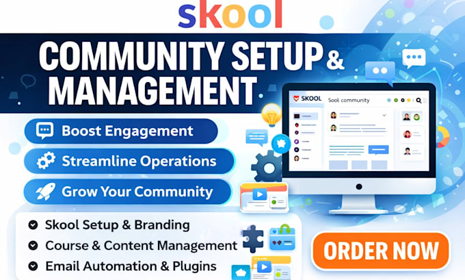 skool community setup skool community manager skool online course circle so