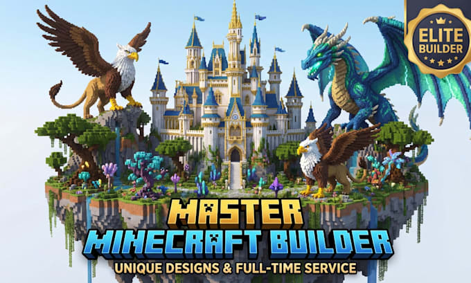 be your professional minecraft builder