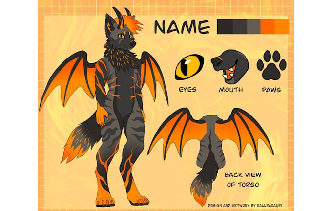 furry ref sheet anthro sfw or nsfw fursona ref sheet furry references sheet