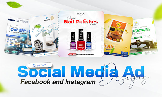 design social media post, static ads, facebook and instagram post or meta ads