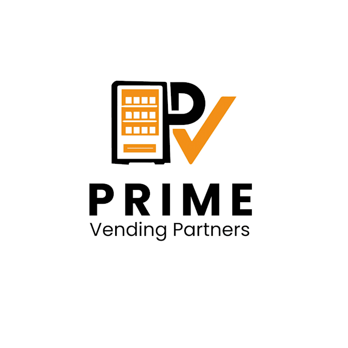 create a vending machine logo, flyer and the business card