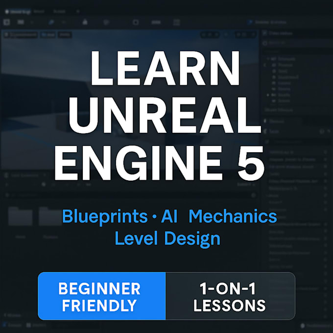 teach you unreal engine 5, ai blueprints mechanics, and more