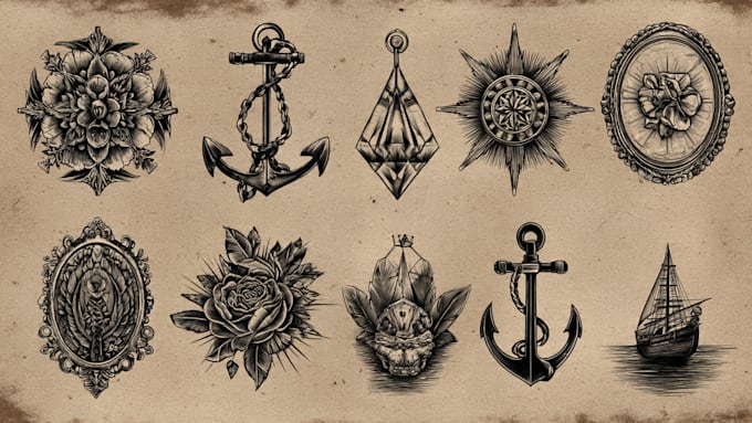 do original traditional oldschool tattoo designs