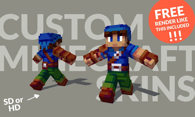 make the best minecraft skins sd HD