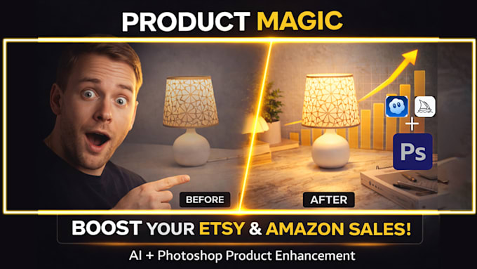 redesign your product photos in different backgrounds