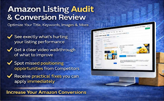 audit your amazon listing and show what is hurting conversions