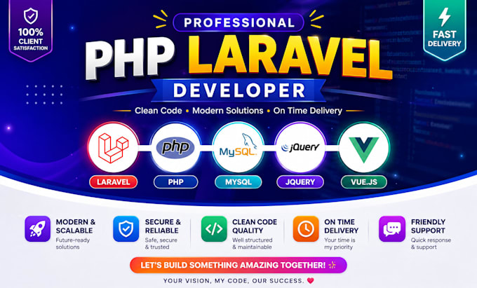 provide laravel experts and custom dashboard solutions