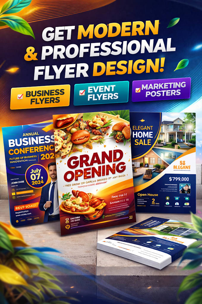Create eye catching flyer design for events, business or promotion by ...