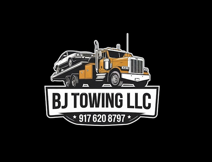 create graceful and fantastic towing logo design